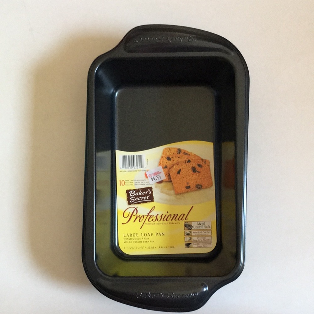 Bakers Secret Professional Premium Non Stick Large Loaf Pan